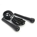 Skipping Rope PVC Adjustable Jump Rope Training Exercise Equipment (Black)