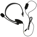 3.5mm One-Earpiece Stereo Headphone Single Earphone W/ Mic For Cellphone Laptop