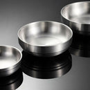 1 X Stainless Steel Mixing Bowl Non Slip Whisking Bowl Salad Pickle Cook Plate