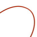 190 mm ODD 2.5 mm Thickness Red Silicone O Ring Oil Seal ring