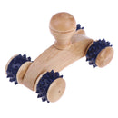 1x Solid Wooden Roller Relaxing Hand  Massage Tool Reflexology Face Foot Body BX