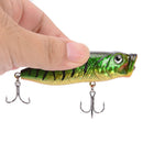 1x 8cm 14g fishing lures hard baits artificial popper crankbait wobblers bait ES