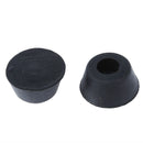 10 Pcs 21mm x 10mm Conical Recessed Rubber Feet Bumpers Pads Black
