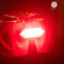 USB Rechargeable COB IPX5 Waterproof Bicycle Tail Rear Light Warning Light