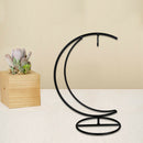 1 Piece Fashion Hand-made Iron Moon Shape Wedding Candle Holder Candlestick O4C4