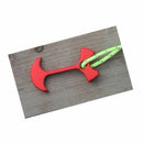 10Pcs Aluminum Alloy Outdoor Camping Tent Nail Fishbone Stopper Anchor Tent