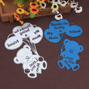 Bear Letter Cutting Dies Stencils Scrapbook Embossing DIY Craft Album Card
