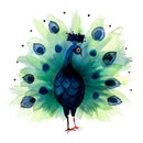 5D Diamond Painting Embroidery Cross Stitch Diy Decor Kit Peacock Home Craf V8A1