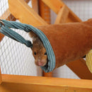 Hamster Hanging Nest Branch Shape Plush House Swing Loft Bed for Pet Supply A