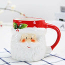 Green + Coffee Vessel Christmas Cartoons Ceramic Cups Milk Coffee Water cup
