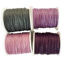 8 Rolls 80 Meters Waxed Cotton Cord String for Handmade Jewelry Making 1mm