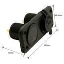 Dual USB Charger Power Cigarette Lighter  Waterproof For Car Boat Motor