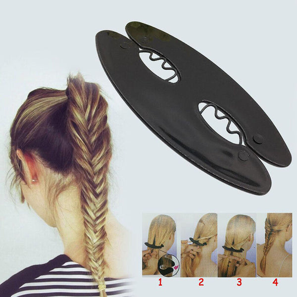 Braid Hair Braiding French Braid Tool Roller Twist Styling Bun Maker F7S3