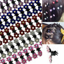 12pcs Glitter Mini Hair Claw Clip Hair Pin Flower for Women Girl Hair Acces I6S5