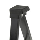 Folding French Horn Stand for Musical Instrument Placing Black