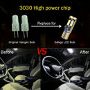 8Pcs T10 501 Led Bulbs Error W5W Led Light Bulbs Car Interior Exterior Ligh