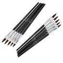 5 Ppcs Kolinsky Sable Brushescrylic Nail Brushfessional Nailrt To New