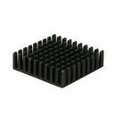 4 pcs. 35x35x10mm aluminum square Aluminum side radiator cooling fin black T4Y4