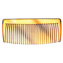 24 Pieces Women Practical Plastic Comb Hair Clip Clamp 29 Teeth Brown Coffee