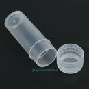 50Pcs 5ml Plastic Sample Bottle Small Clear Bottle Vial Storage Container Tools
