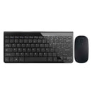 Ultra Thin Mini USB Wireless Keyboard Optical Mouse Kit Set For PC Desktop
