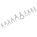320X/Box 10 In 1 Terminals Non-Insulated Ring Fork U-type Brass Terminals kit OZ