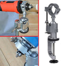 Clamp-on Grinder Holder Bench Vise for Electric Drill Stand 360 Rotating
