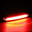 USB Rechargeable Rear Bike Waterproof 6 Modes Tail Light COB LED Bycicle L