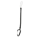Retractable Fishing Lanyard Coil Style Tool Tether Key Holder With Snap Hook