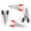 10pcs crocodile clips plastic handle testing metal alligator clips clamps  Z