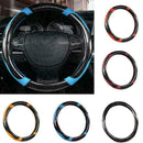2019 PU Leather Car Wheel Cover Soft Anti-slip Sport Steering Auto Covers W K4S1