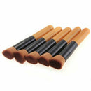 5 PCS Flat Brush Top Buffer Foundation Powder Cosmetic Salon Makeup Basic N A5F7