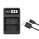 Fits for OLYMPUS BLH-1 Camera Battery Charger LCD Display USB Input Portable