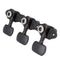 2 Pieces Guitar String Buttons Tuning Keys In Line Black
