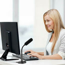 USB Mini Desktop Speech Microphone Stand for PC Laptop Computer Notebook bs