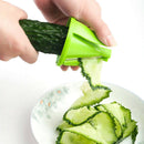 1 pc Spiral Funnel Vegetable Grater ABS Stainless Steel Carrot Cucumber Sli W5U6