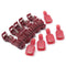 40pcs Red Quick Lock Splice Wire Connector Terminal Crimp Clip Car Wiring Cable