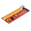 15Pin USB 3.0 PCI-E Express 1x to 16x Extender Riser Adapter Mining Card