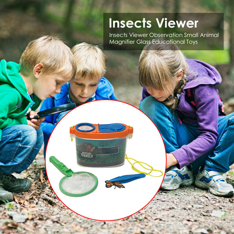 3pcs Insect Observer Children Kids Outdoor Experiment Exploration Equipment