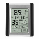 Mini Electronic Thermometer And Hygrometer Inside Home Baby Room Black OTK