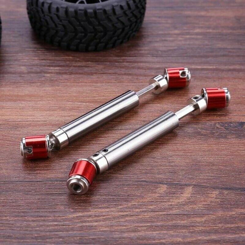 2Pcs Front Rear Drive Shaft Drive Axle For 1/10 Rc Rock Crawler Car Axial S W2Z6