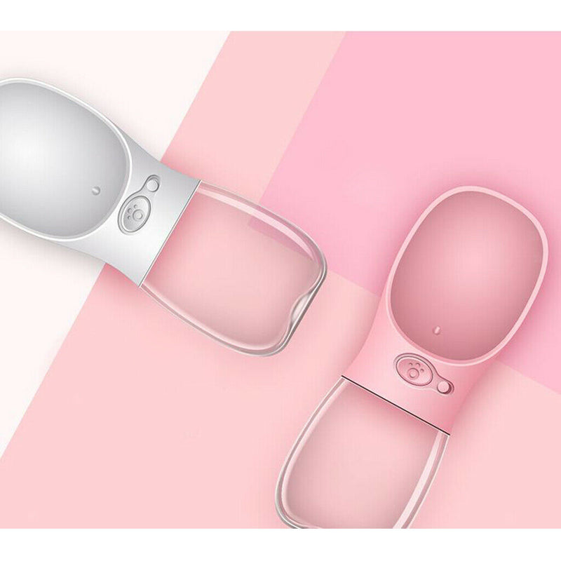 2x Portable 350ml Pet Water Cups Dog Water Dispenser Drink Cup Travel Hiking