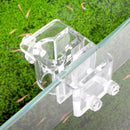 Clear Acrylic Aquarium Fish Tank Water Hose Pipe Fixing Clip Tube Clamp Holder