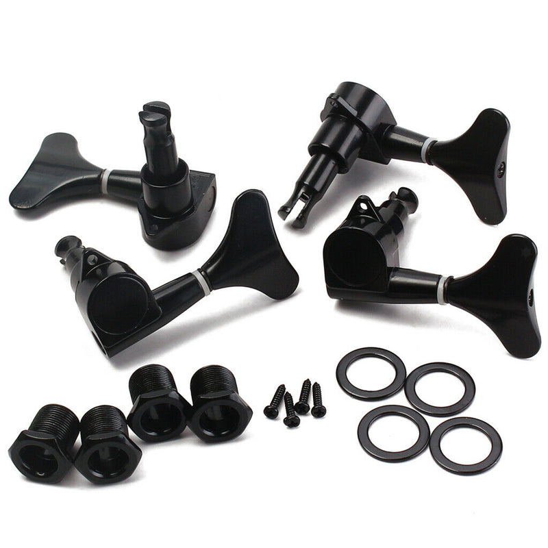 1 Set of 2R2L Alloy Closed Guitar Bass Tuner Machine Heads Tuning Pegs
