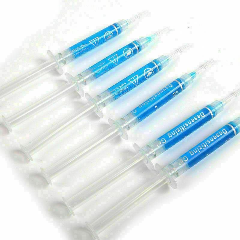6 Syringes of Remineralization Gel for TEETH WHITENING Less Sensitivity  Ne W5T5