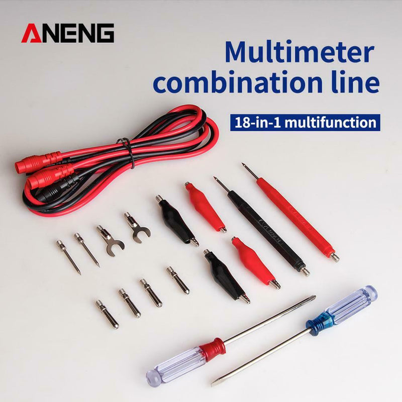 18pcs Universal Multifunctional Multimeter Test Line Set with Screwdrivers