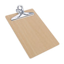 Mini Wood Clipboard Clip Hardboard 8.5 x 5.7 inches - Handy and Secure Hold