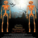 Small Hanging Pumpkin Skeleton Top Hat 40cm Halloween Party Prop M1G6