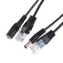 1set POE Cable Passive Power Over Ethernet Adapter Cable POE Splitter InjecSEAU