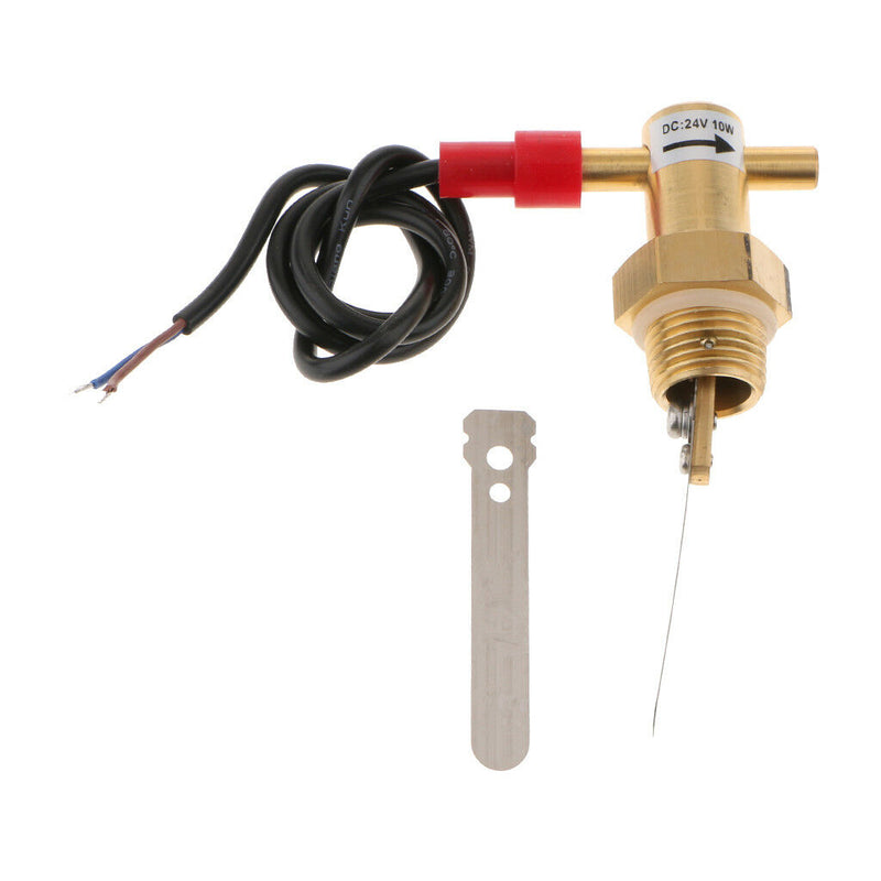 Quality Brass Water Flow On/Off Switch NO Normally Open DC24V 10W